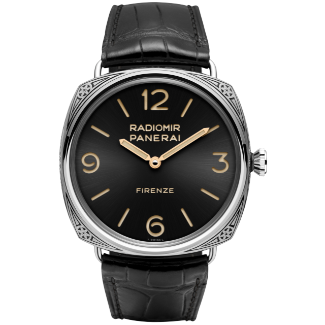 PANERAI Radiomir Firenze 3 Days Acciaio - 47mm  Front view