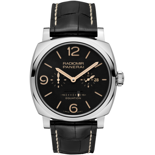 PANERAI Radiomir 1940 Equation of Time 8 Days Acciaio - 48毫米时间等式8日动力储存精钢腕表 PAM00516 Front view