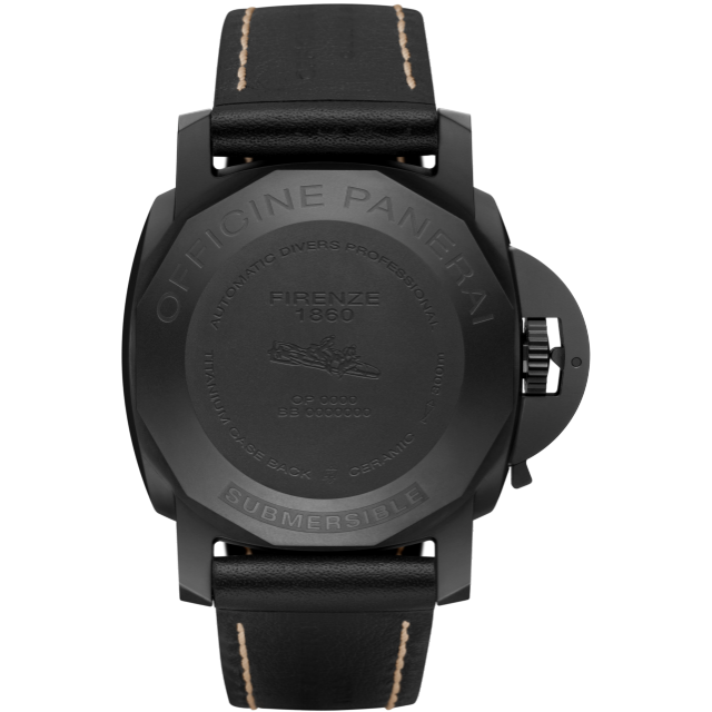 PANERAI Luminor庐米诺 Submersible潜行系列 1950 Left-Handed 3 Days Automatic Ceramica腕表 - 47毫米  Back view