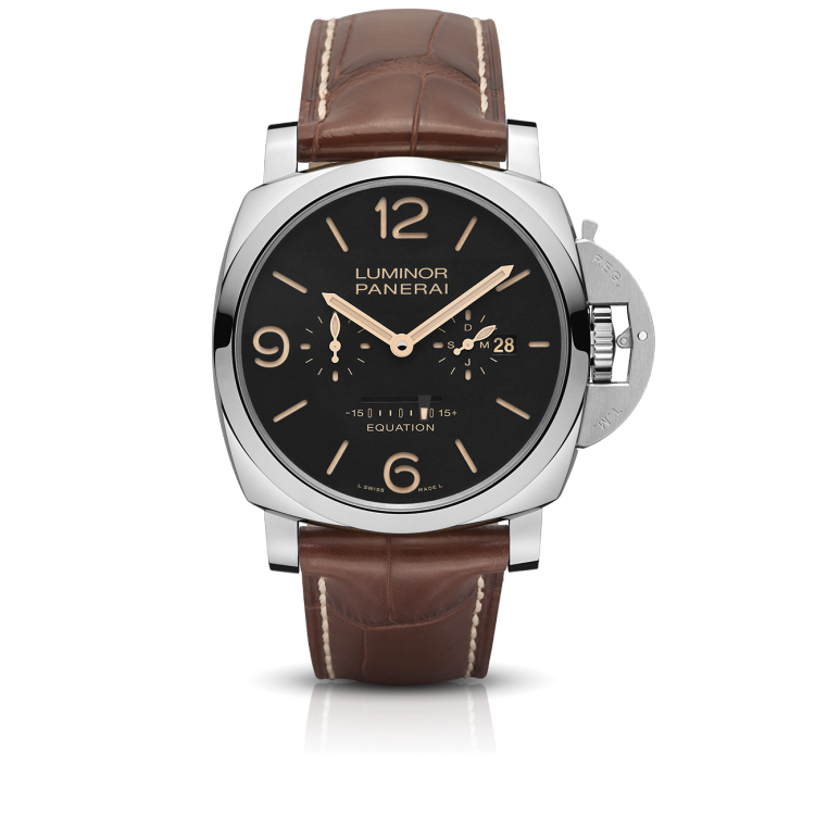 PANERAI Luminor 1950 Equation of Time 8 Days Acciaio时间等式8日动力储存精钢腕表 