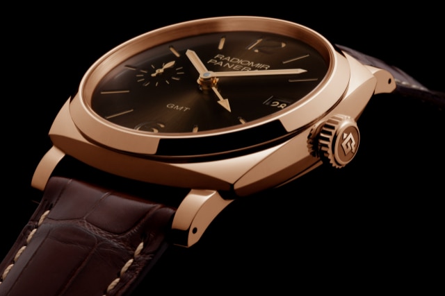 PANERAI Radiomir 1940 3 Days GMT Oro Rosso PAM00570 Detail 