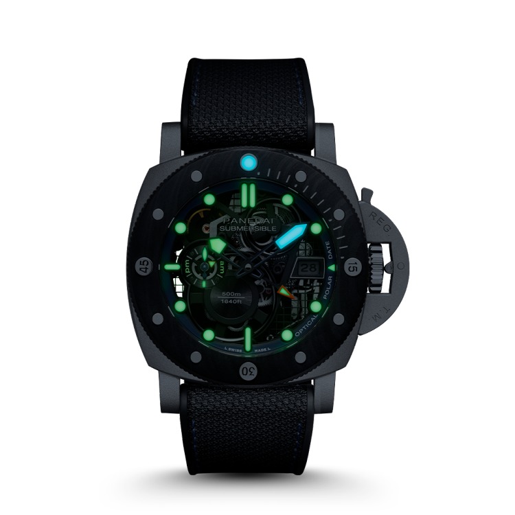 PANERAI Submersible潜行系列GMT Titanio Mike Horn体验版腕表 PAM01670