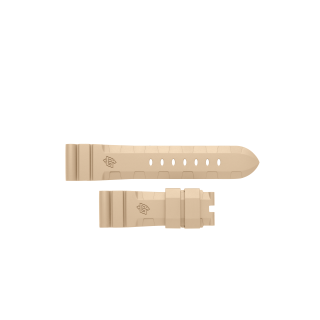 PANERAI 表带天然橡胶浅褐色的 MXE0T31W