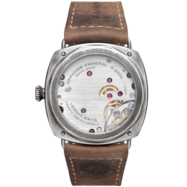 PANERAI Radiomir镭得米尔Otto Giorni腕表  PAM01347 Back view