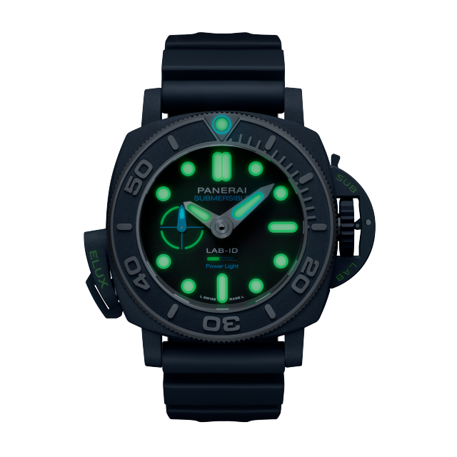 PANERAI Submersible潜行系列Elux LAB-ID腕表 PAM01800 Night view