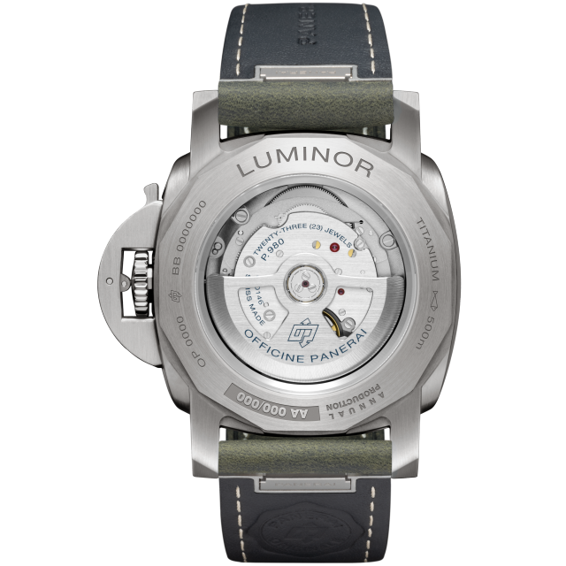PANERAI Luminor Marina Titanio PAM03325 Back view