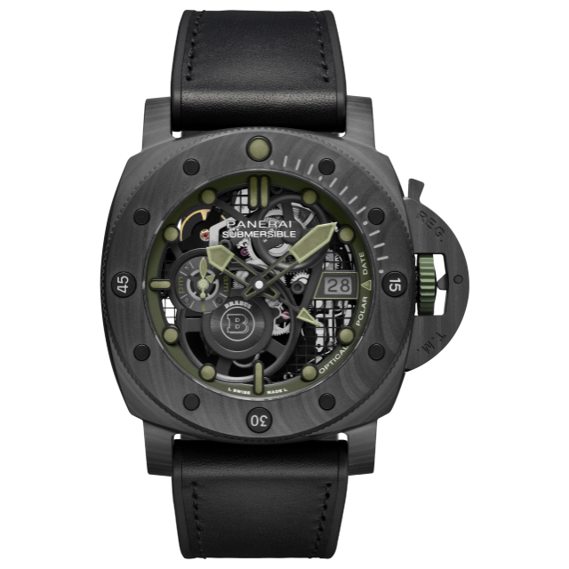 PANERAI Submersible潜行系列S Brabus Carbotech™腕表 PAM01283 Front view
