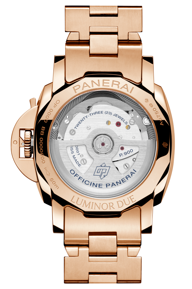 PANERAI Luminor Due TuttoOro Luna PAM01504 Detail 