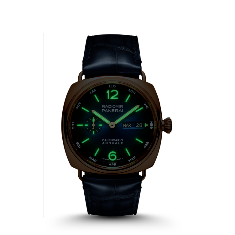 PANERAI  Radiomir镭得米尔Goldtech™年历腕表 
 PAM01363