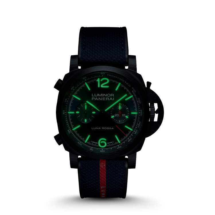 PANERAI Luminor庐米诺Chrono Carbotech™ Luna Rossa Experience腕表 PAM01519