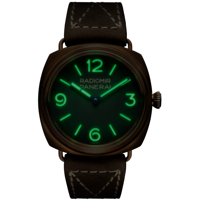 PANERAI Radiomir Bronzo腕表 PAM00760 Night view