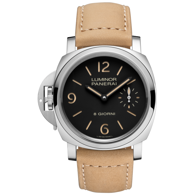 PANERAI Luminor庐米诺Destro Otto Giorni PAM01655 Front view