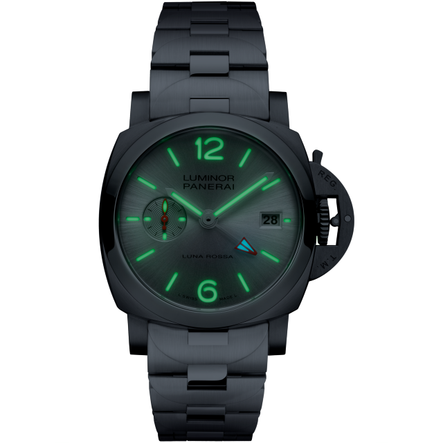 PANERAI Luminor Luna Rossa GMT PAM01791 night view