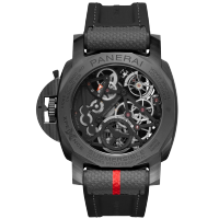 PANERAI Submersible潜行系列Tourbillon GMT Luna Rossa体验版腕表 PAM01405