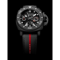 PANERAI Submersible潜行系列Tourbillon GMT Luna Rossa体验版腕表 PAM01405