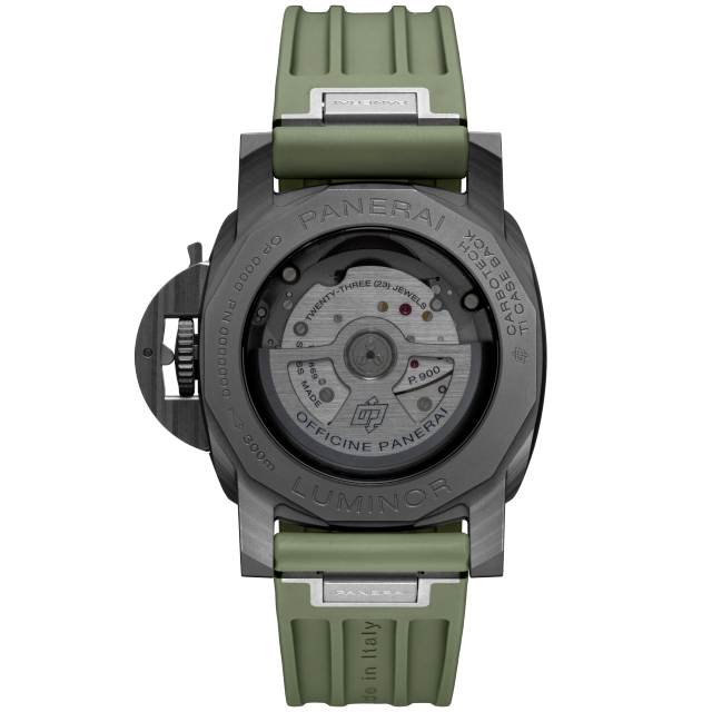 PANERAI Luminor庐米诺Quaranta Carbotech™腕表 PAM01526 Back view