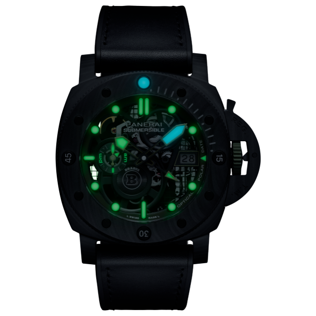 PANERAI Submersible潜行系列S Brabus Carbotech™腕表 PAM01283 Night view