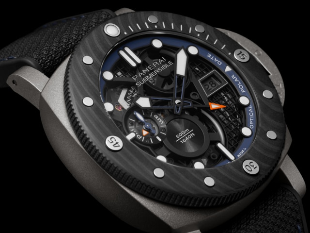 PANERAI Submersible潜行系列GMT Titanio Mike Horn体验版腕表 PAM01670 Detail 