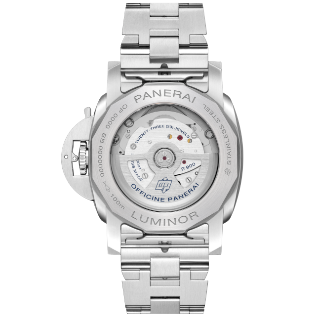 PANERAI Luminor庐米诺Quaranta BiTempo腕表 PAM01640 Back view