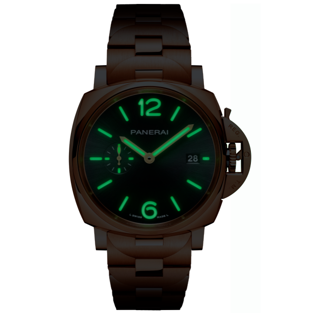PANERAI Luminor Due庐米诺杜尔TuttoOro腕表 PAM01442 Night view