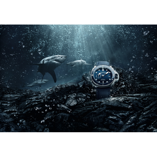 PANERAI Submersible潜行系列QuarantaQuattro Blu Profondo腕表 PAM01289 Detail 1