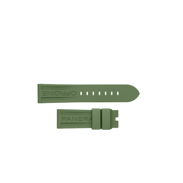 PANERAI 军绿色橡胶表带 MXE0SM10