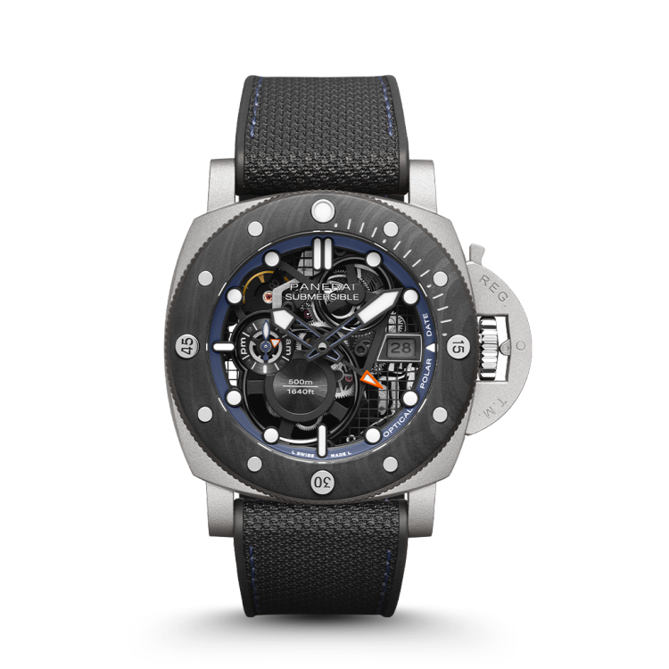 PANERAI Submersible潜行系列GMT Titanio Mike Horn体验版腕表 PAM01670