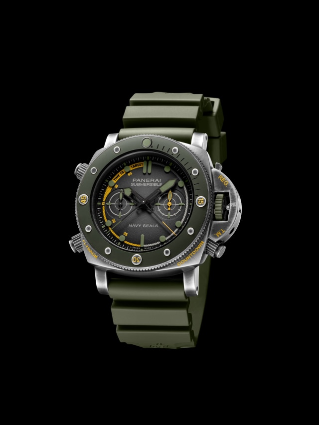 PANERAI Submersible Chrono Navy SEALs Special Operations Experience Edition PAM01402 Front 4