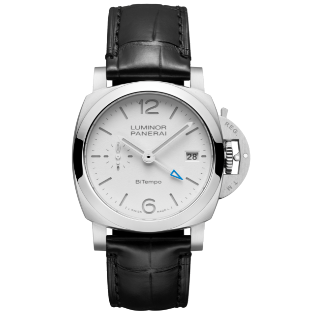 PANERAI Luminor庐米诺Quaranta BiTempo腕表 PAM01367 Front view