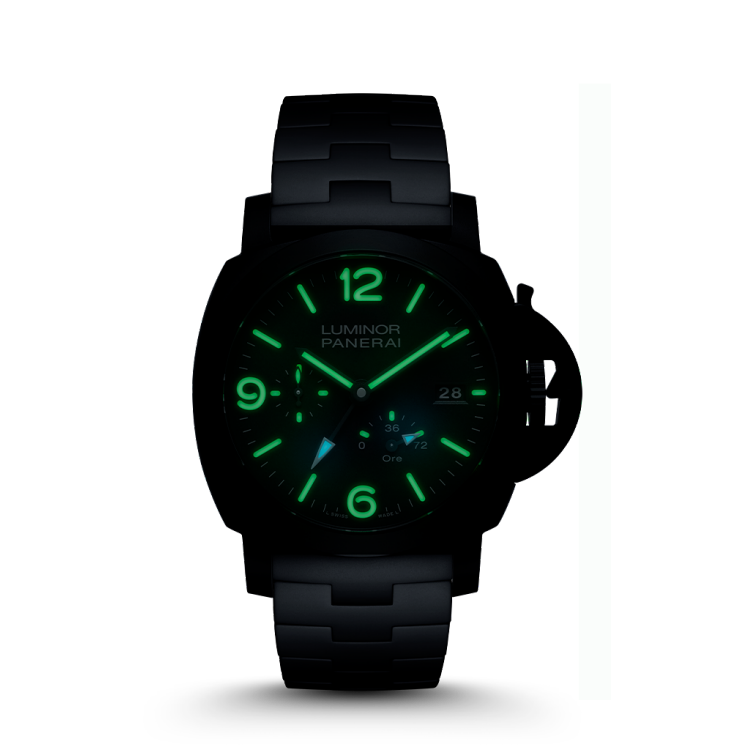 PANERAI Luminor庐米诺GMT动力储存Ceramica腕表 PAM01674