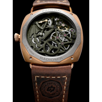 PANERAI Radiomir镭得米尔Tourbillon GMT Bronzo陀飞轮两地时间青铜腕表 PAM01284 Detail 1