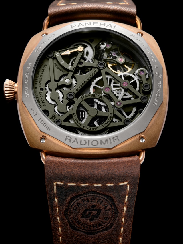 PANERAI Radiomir Tourbillon Bronzo PAM01284 Detail 