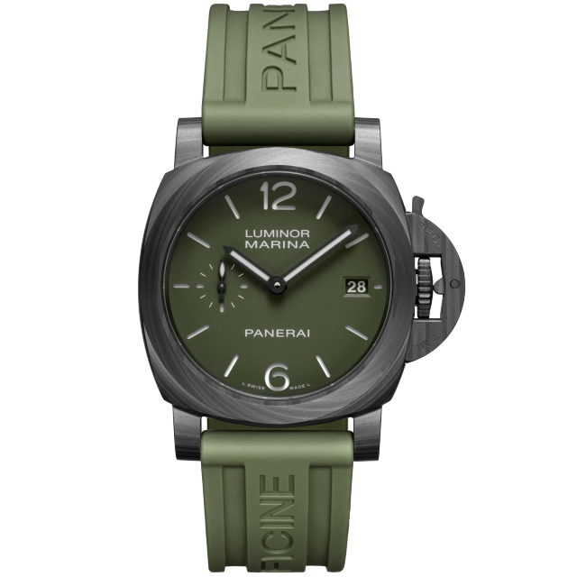 PANERAI Luminor庐米诺Quaranta Carbotech™腕表 PAM01526 Front view