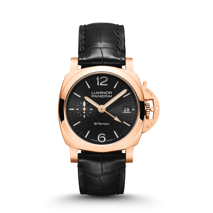 PANERAI Luminor庐米诺Quaranta BiTempo Goldtech™腕表 PAM01641
