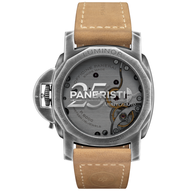 PANERAI Luminor庐米诺Venticinque PAM02025 Back view