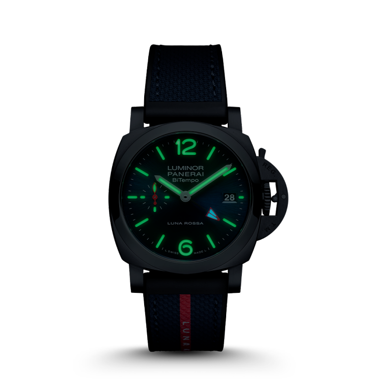 PANERAI Luminor庐米诺Quaranta BiTempo Luna Rossa腕表 PAM01404