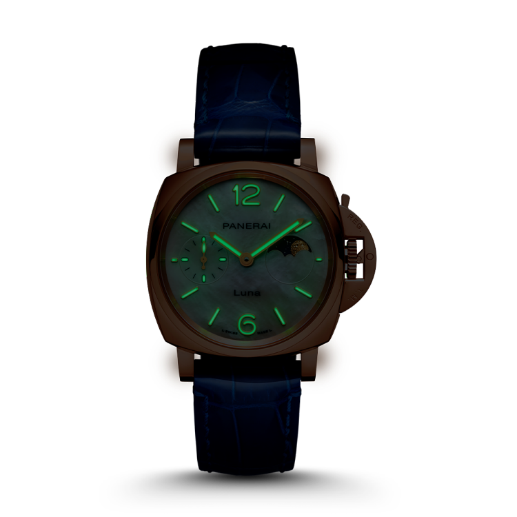PANERAI Luminor Due Luna Goldtech™ Madreperla  PAM01181