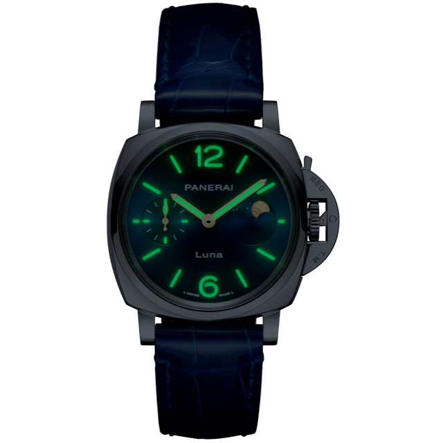 PANERAI Luminor Due庐米诺杜尔Luna腕表 PAM01179 Night view