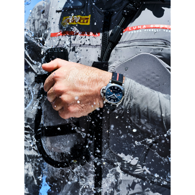 PANERAI Luminor庐米诺Quaranta BiTempo Luna Rossa腕表 PAM01404 Detail 4