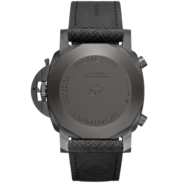 PANERAI Luminor庐米诺Chrono Carbotech™腕表 PAM01219 Back view