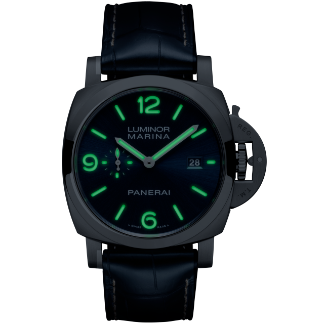PANERAI Luminor庐米诺Marina腕表 PAM03313 night view