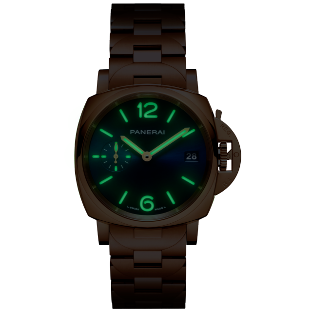 PANERAI Luminor Due庐米诺杜尔TuttoOro腕表 PAM01182 Night view