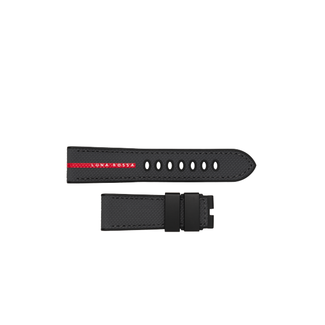 PANERAI Luna Rossa 灰色双材质表带 MXE0M17F