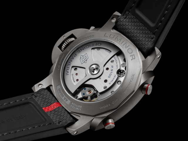 PANERAI Luminor Chrono Flyback Luna Rossa Titanio PAM01654 Detail 