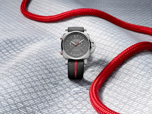 PANERAI Luminor Chrono Flyback Luna Rossa Titanio PAM01654 Detail 