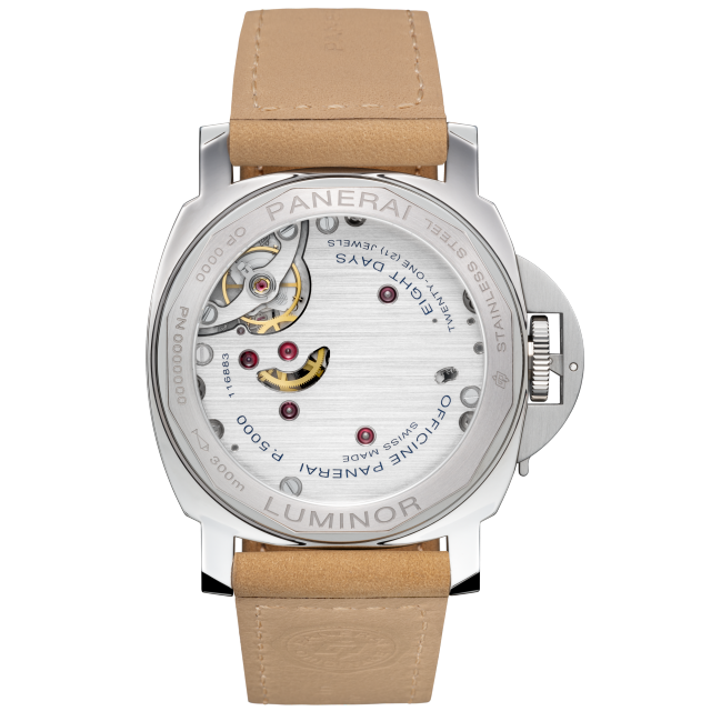 PANERAI Luminor庐米诺Destro Otto Giorni PAM01655 Back view