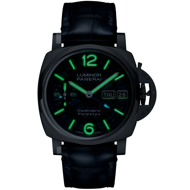 PANERAI Luminor Perpetual Calendar PAM01575 night view