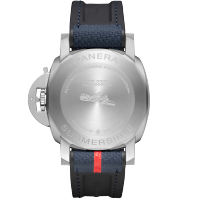 PANERAI Submersible潜行系列GMT Luna Rossa Titanio腕表 PAM01507 Back view
