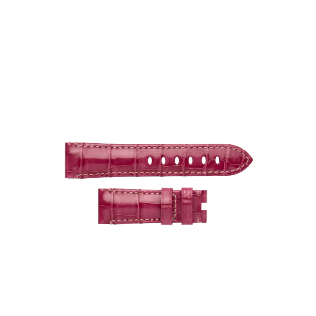 PANERAI 表带鳄鱼皮亮面粉色 MXE09BNN