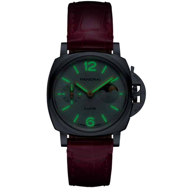 PANERAI Luminor Due Luna PAM01557 Night view